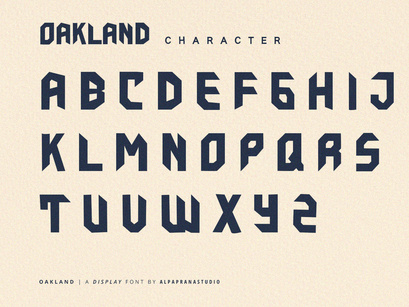 Oakland - Display Font