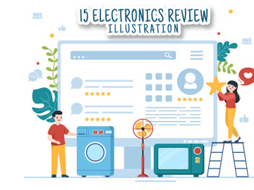 15 Electronics Review Illustration preview picture