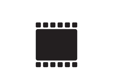 Abstract film icon illustration template preview picture