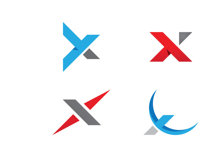 Initial letter X logo  Modern Logo Design Vector