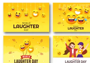 15 World Laughter Day Illustration