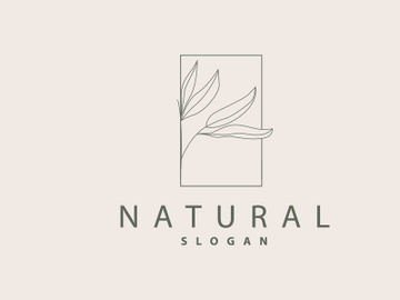 Leaf Line Logo, Beautiful Hand Drawn Design preview picture