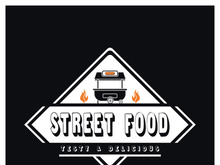 Street Food Chalk Handwriting Typography for Restaurant Street Food Chalk Handwriting Typography for Restaurant
