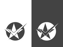 Star icon template vector illustration design