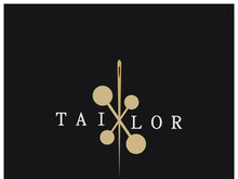 tailor logo icon illustration template combination of buttons for clothes, thread and sewing machine, for clothing product design, convection companies, fashion in vector form