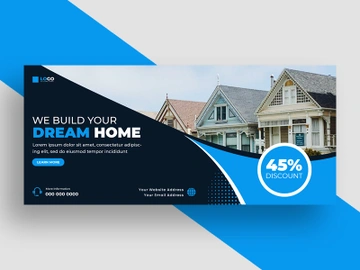 Real Estate Agency Facebook Cover Ver-2 preview picture