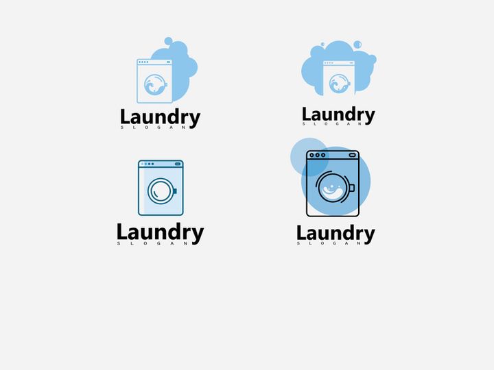 Laundry Washing Machine Logo