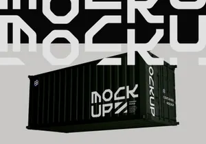 Cargo Container Mockup