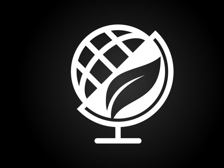 Earth logo design template. Globe icon sign symbol