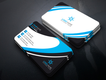 Corporate Business Card Design Template preview picture