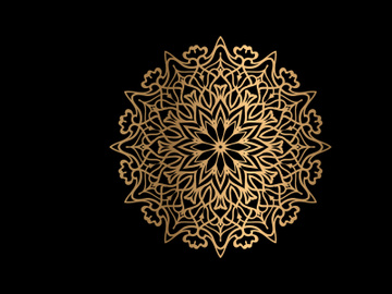 Mandala Flower Art Logo Background Design preview picture