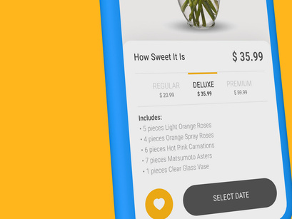 Flower And Gift Sales App Figma UI Kits