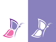 Butterfly logo icon vector design illustration