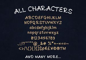 Andovine - Handbrush Typeface