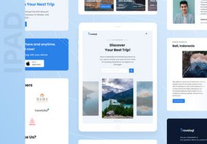 Travelagi - Travel Landing Page