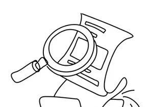 Flat Illustration Approved Stamp