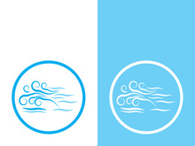 Wind icon vector illustration design template