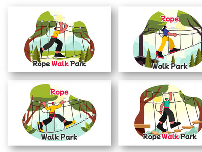 9 Rope Walk Activity Illustration