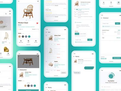 Buluh - Furniture Shop Mobile App UI Kit