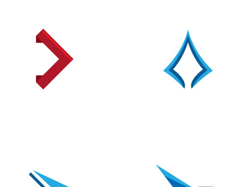 arrow icon vector logo design preview picture