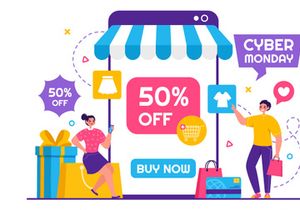 14 Cyber Monday Event Illustration