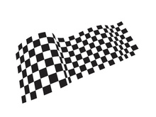 Race flag icon design