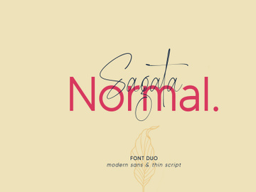 Sagata Normal Font Duo preview picture