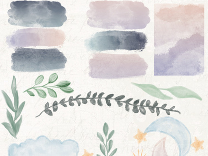 90 free watercolor swatches