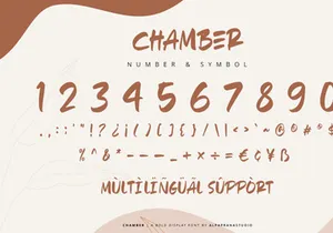 Chamber - Handwritten Font