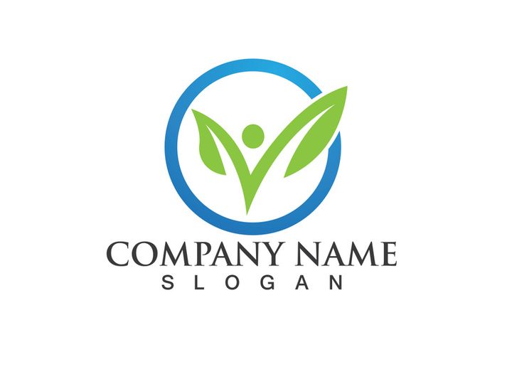 Health life people tree leaf green logo