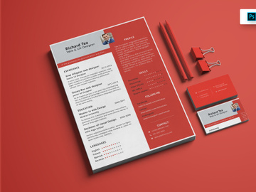 Resume CV Template-10 preview picture