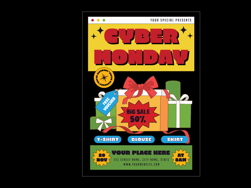 Cyber Monday Flyer