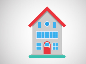 House or home design template vector illustration. Logo for real estate business or company preview picture
