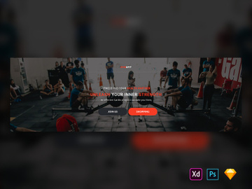 Hero Header for Fitness Websites-02 preview picture