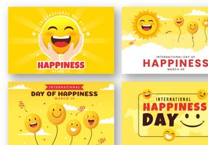 15 World Happiness Day Illustration