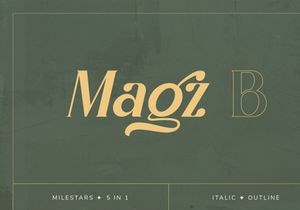 Milestone Modern Classic Font