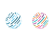 Global Wire World icon illustration