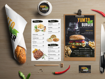 Restaurant Food Menu Template preview picture
