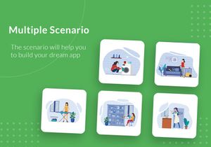 [Vol. 14] Home Activity - Landing Page Illustration