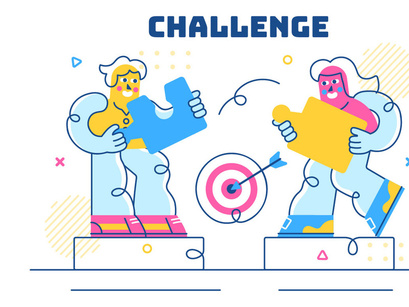 10 Business Challenge Illustration