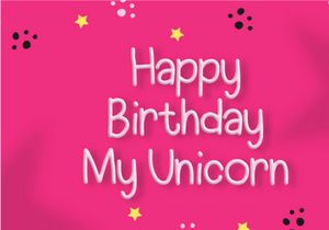 Hello Unicorn - Cute Monoline Display
