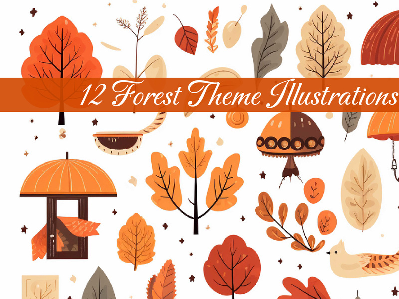 Creative Forest Theme Illustration