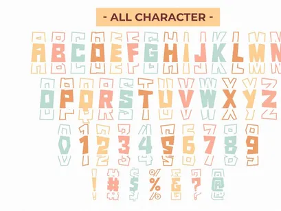 Playful Stacked - Modern Display Font