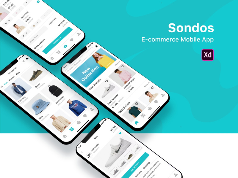 Sondos  E-commerce Mobile App UI Kit