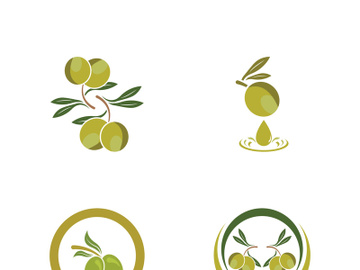 Extra virgin olive oil logo icon design vector illustration preview picture