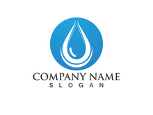 Water drop Logo Template vector
