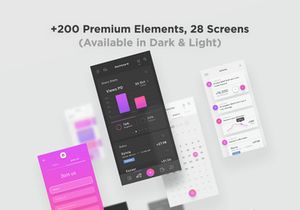 Violett - CRM Dashboard App UI Kit