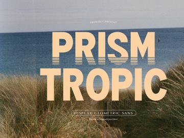 Prism Tropic | Display Geometric Sans preview picture