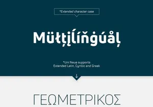 Uni Neue - Free Font