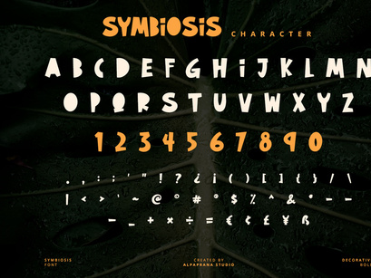 Symbiosis - Decorative Font
